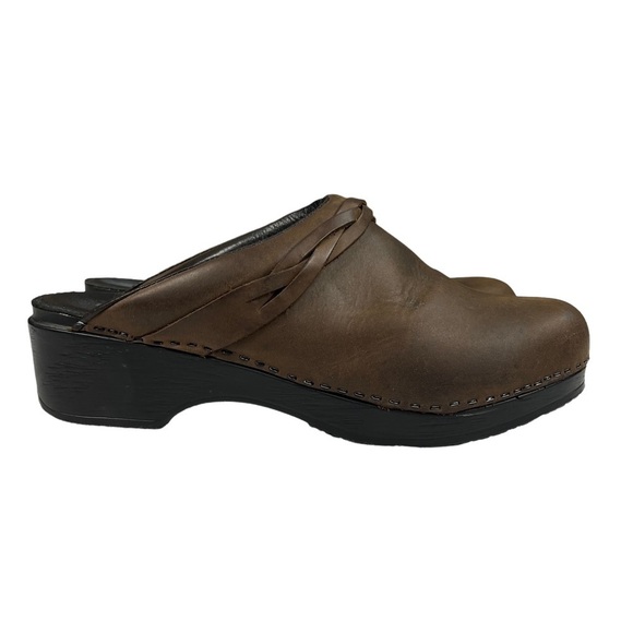 L.L.‎ Bean Bomber Women’s Brown Braided Clogs Sz EU 42 US 11 - Picture 1 of 11